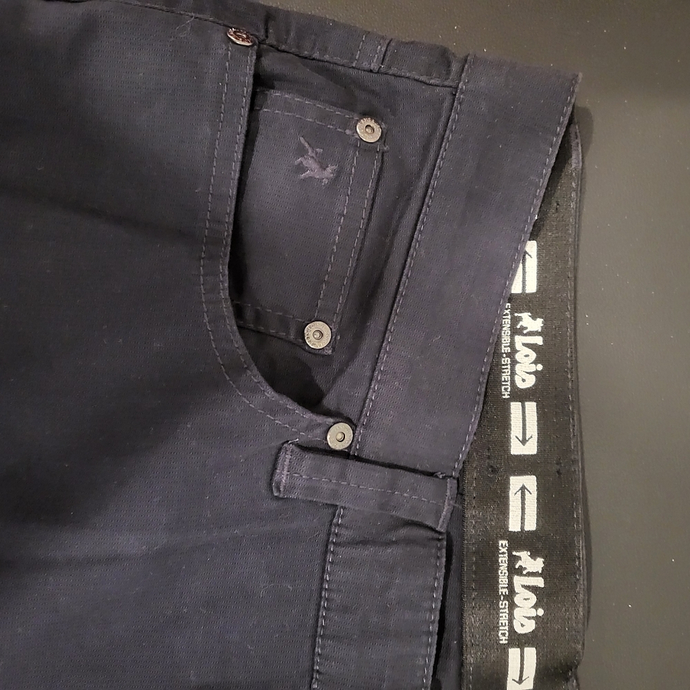 Lois Men's Black Jeans